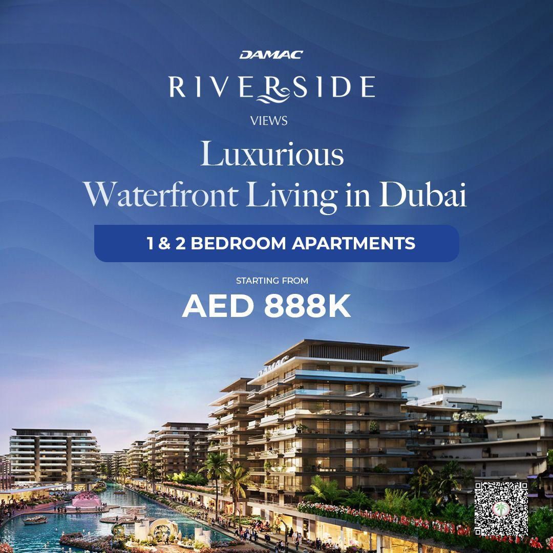Damac Riverside Views | Luxury 1 & 2 Bedroom Apartments in Dubai